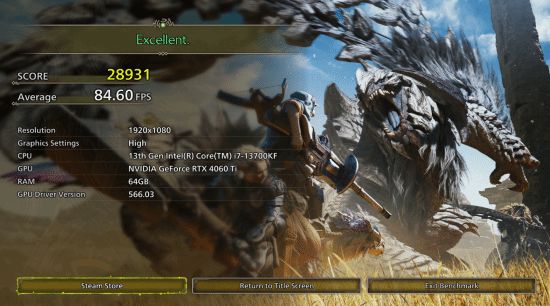 《魔物獵人:荒野》測試工具現已推出 PC配置需求降低
