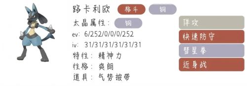 寶可夢朱紫|路卡利歐雙打排位對戰隊伍配置攻略
