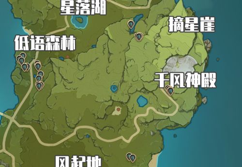 原神小燈草採集位置一覽