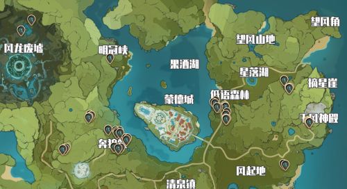 原神小燈草採集位置一覽