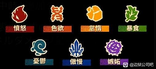 邊獄巴士公司|顏色對應七大罪攻略