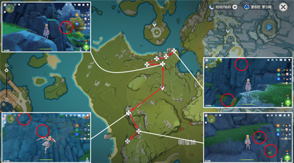 原神3.5最全琉璃袋收集路線