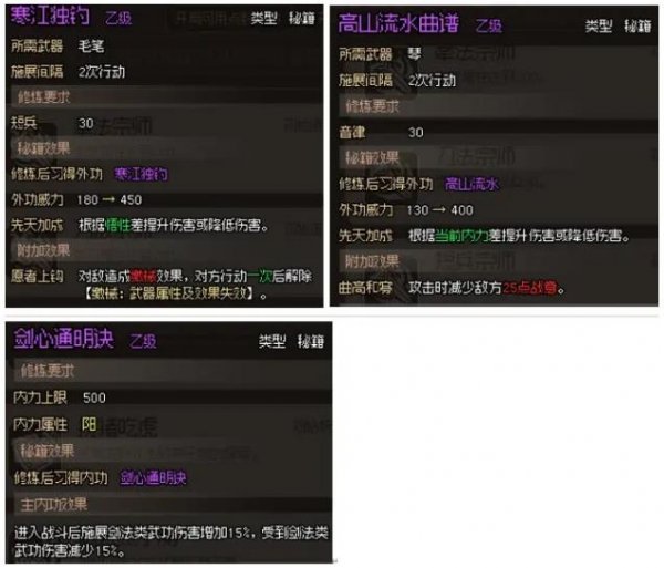 大俠立志傳|初始道具大全一覽