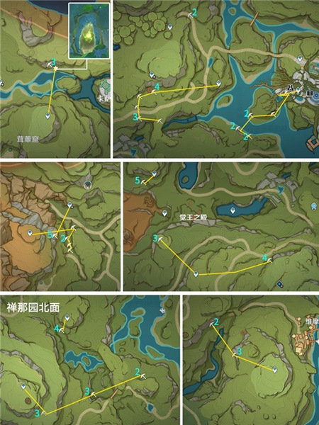 原神須彌水晶礦最全採集路線一覽