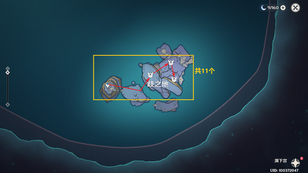 原神3.6飄浮靈采集路線分布圖