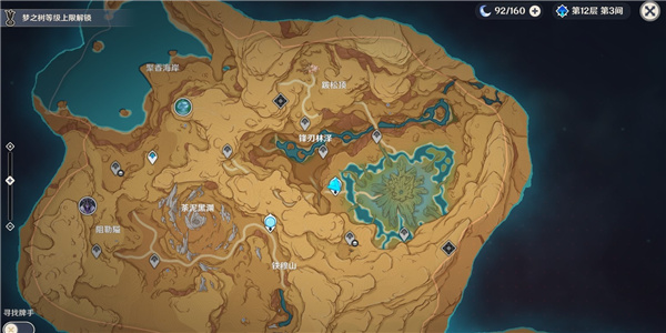 原神3.6蒼漠囿土沙漠七天神像位置及路線