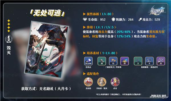 崩壞星穹鐵道|大月卡光錐選擇推薦