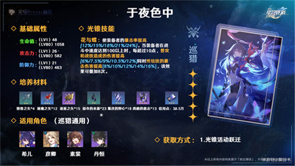 崩壞星穹鐵道|素裳最強光錐推薦