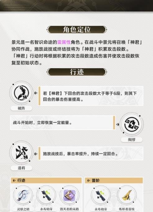 《崩壞：星穹鐵道》“景元”角色前瞻 將於後天上線