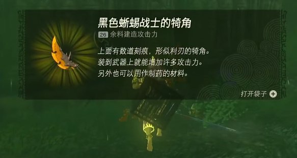 薩爾達傳說王國之淚|黑色蜥蜴戰士的犄角獲取攻略