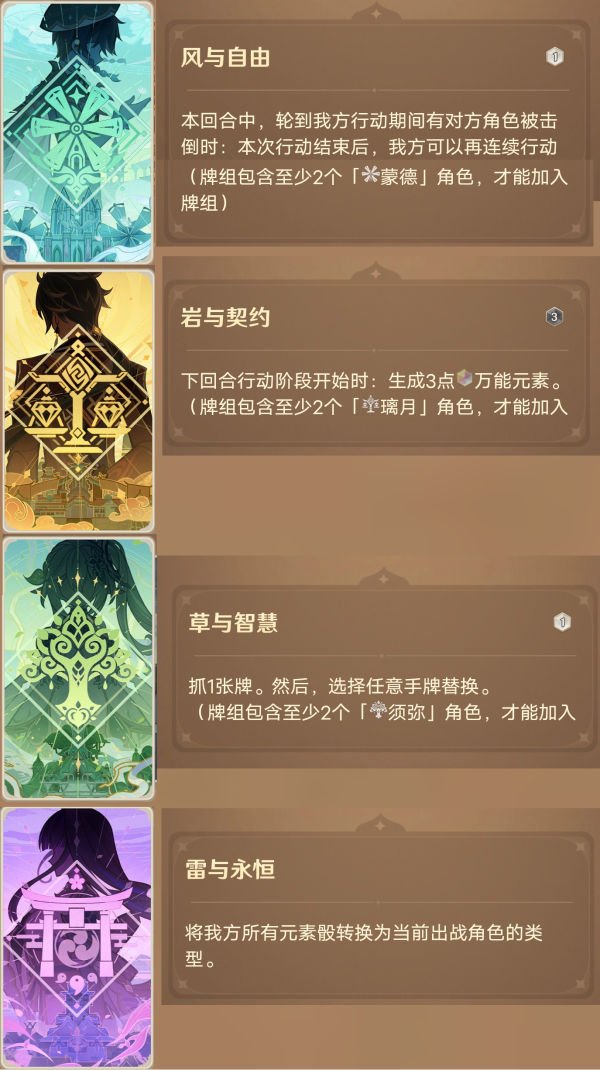 原神3.7七聖召喚新事件牌適配角色|適用場景攻略