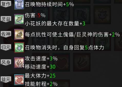 鬼谷八荒|不歸玄境精衛召喚流技能搭配推薦