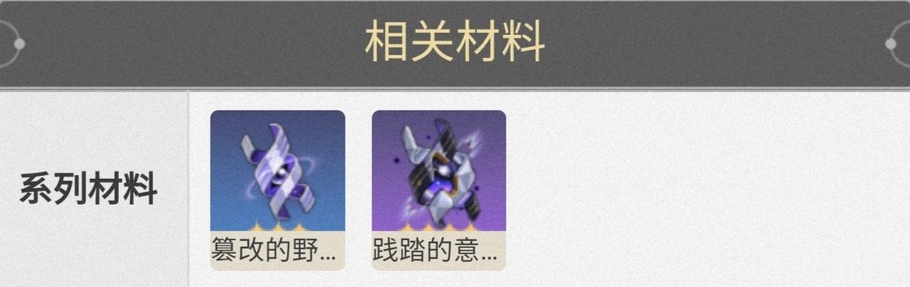星鐵布洛妮婭非副本材料