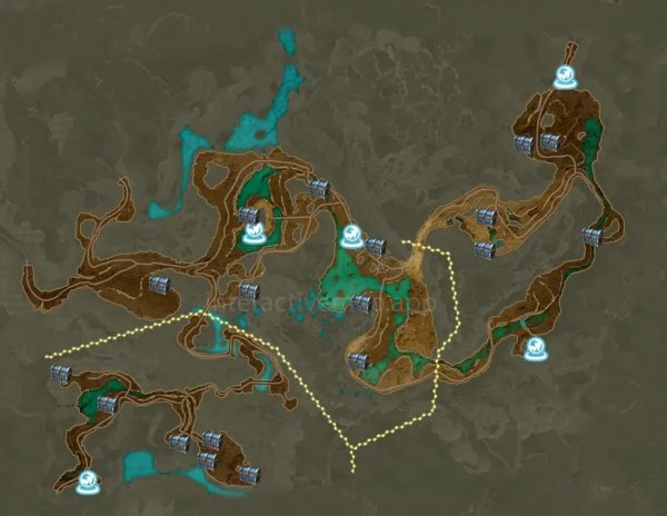 蔚藍色法則|全寶箱分布位置一例