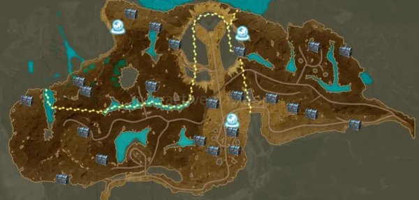 蔚藍色法則|全寶箱分布位置一例