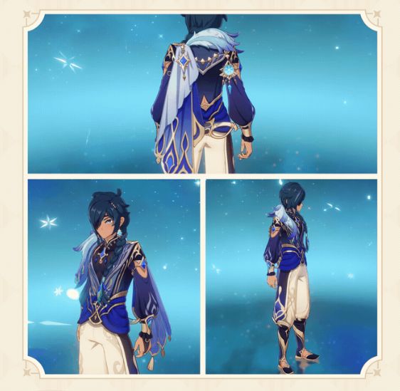 原神|凱亞新衣裝皮膚——大盜「帆影遊風」展示