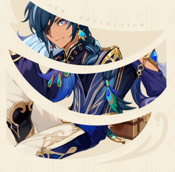 原神|凱亞新衣裝皮膚——大盜「帆影遊風」展示