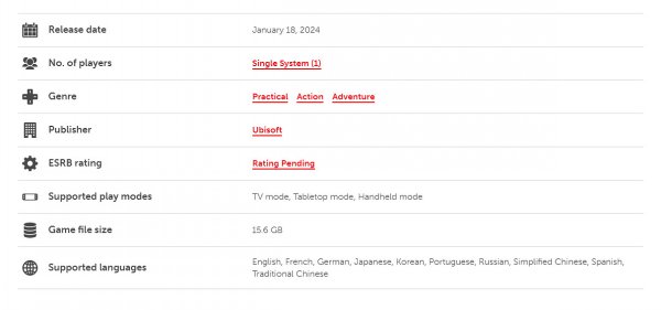 《波斯王子：失落的王冠》明年1月發售 Switch容量超過15GB