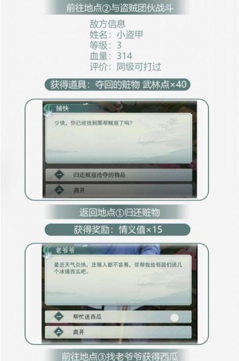 江湖悠悠|第一章第四關攻略