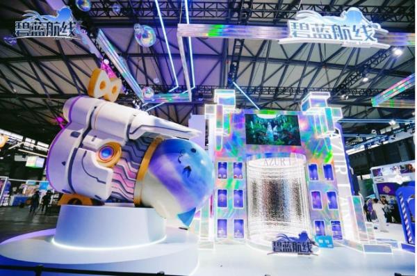《碧藍航線》2023 ChinaJoy 展出巨大鐳射泡泡機 展場照片搶先看