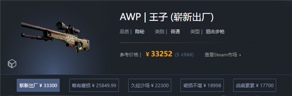 CSGO|AWP王子價格介绍|AWP王子用什么箱子抽