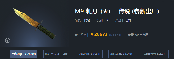 CSGO|M9刺刀傳說用什麼箱子抽