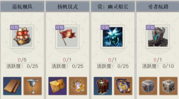 黎明之海|每日活動必做|獎勵及性價比指南