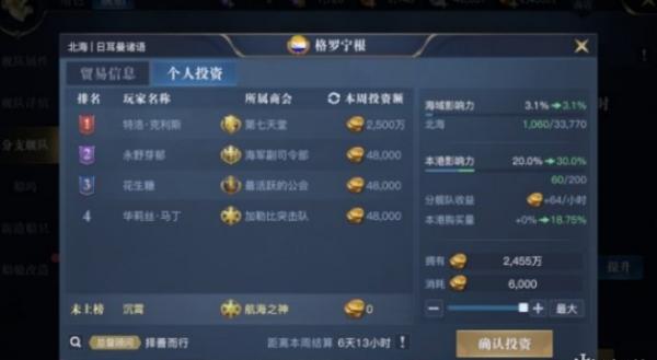 黎明之海|如何快速獲得貿易幣|提升分艦隊收益