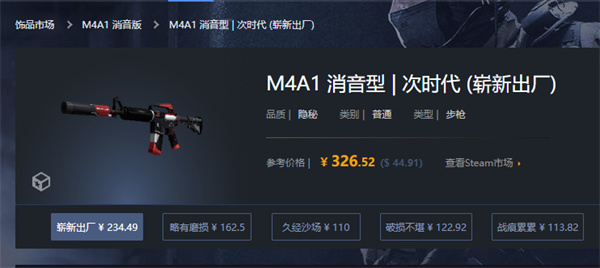 CSGO|M4A1-S賽瑞克斯價格介紹|M4A1-S賽瑞克斯抽什麼箱子獲得