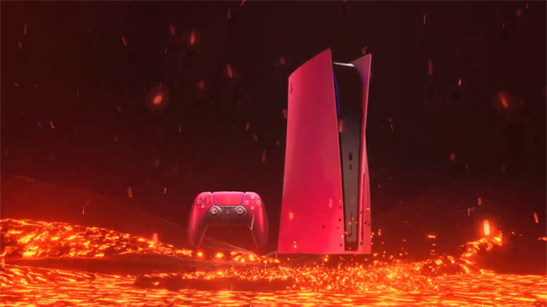 PS5深地色系手柄和主機蓋公布：紅藍銀三款