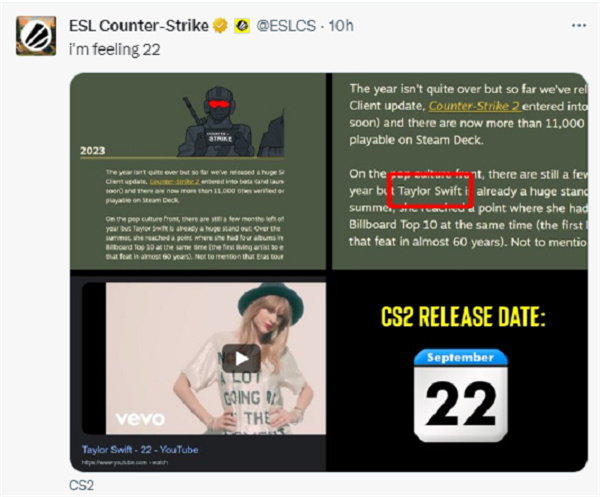 CS2|ESL猜測CS2發佈日期或為9月22日