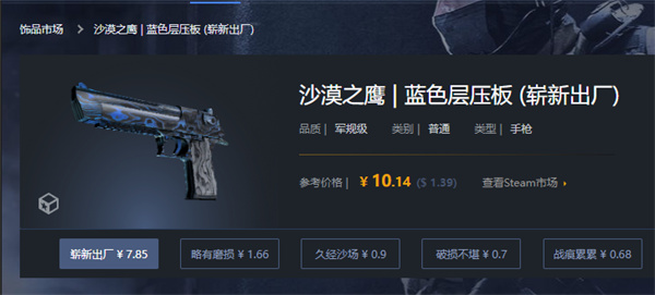 CSGO|沙漠之鷹藍色合板抽什麼箱子|沙漠之鷹藍色合板多少錢