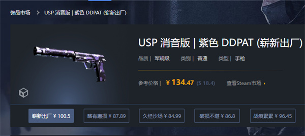 CSGO|USP-S紫調數位迷彩抽什麼箱子|USP-S紫調數位迷彩價格