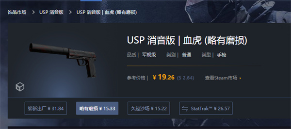 CSGO|USP-S血斑虎紋抽什麼箱子|USP-S血斑虎紋價格