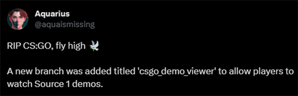 CS2遊戲中可以觀看CSGO的Demo