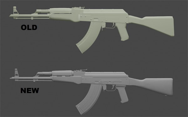 CS2|新舊版槍支模型對比 更清晰更好看