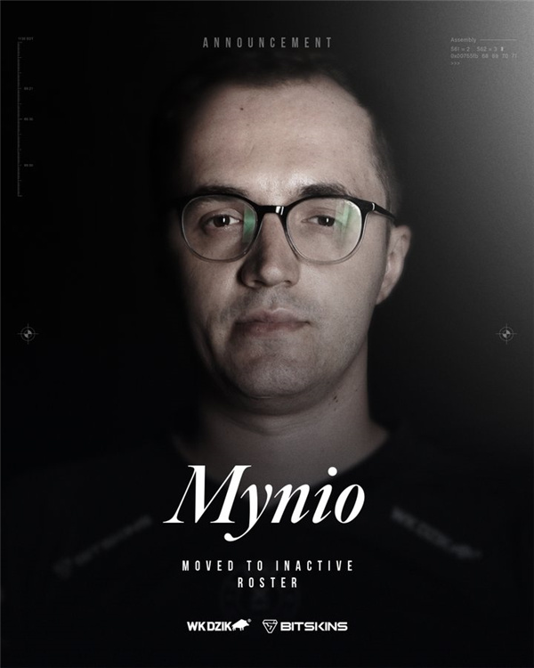 CS2|9INE宣布下放指揮mynio