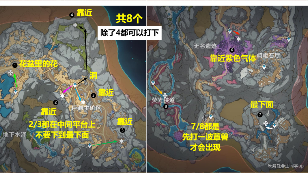 原神騙騙花最新採集路線匯總