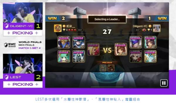 《魔靈召喚》SWC2023世界總決賽「LEST」奪冠，榮獲第二座世界冠軍！