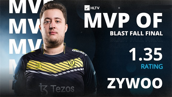 法蘭西最後的天才！ZywOo榮獲BLAST秋決MVP