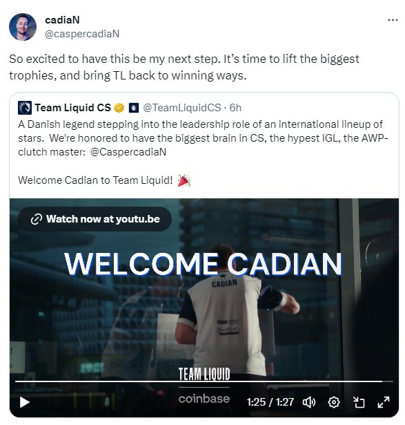 cadiaN：該讓Liquid重回正軌了