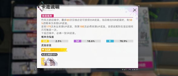 貓之城|限定卡池保底繼承規則