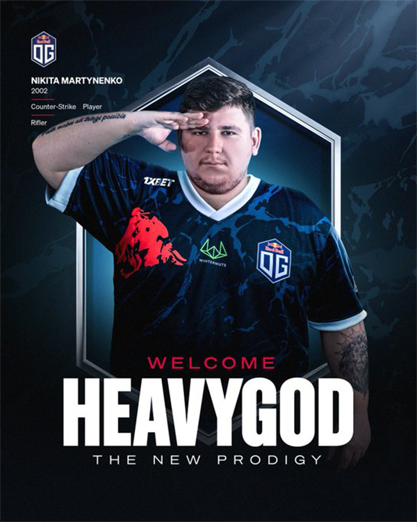 OG戰隊宣佈簽下HeavyGod