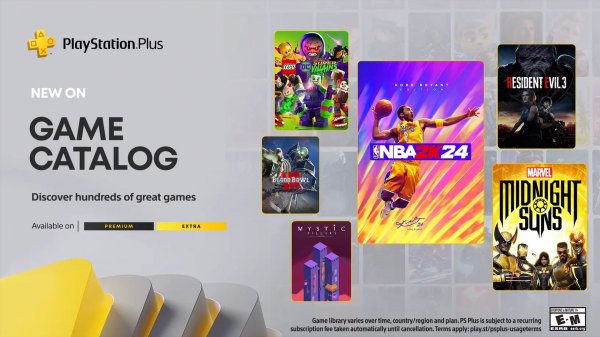3月PS+二三檔會免遊戲公布：包含NBA2K24/《生化3重制》等