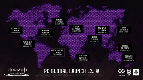 《地平線：西之絕境》PC版將於3月21日晚11點解鎖