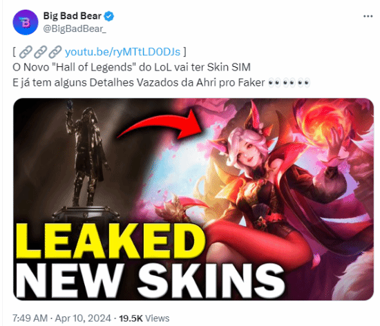《LOL》首個名人堂皮膚為Faker阿狸
