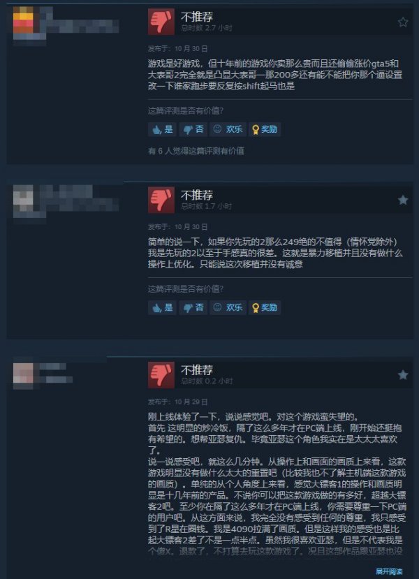 《荒野大鏢客：救贖》Steam上架 熱銷排行第三並獲特別好評