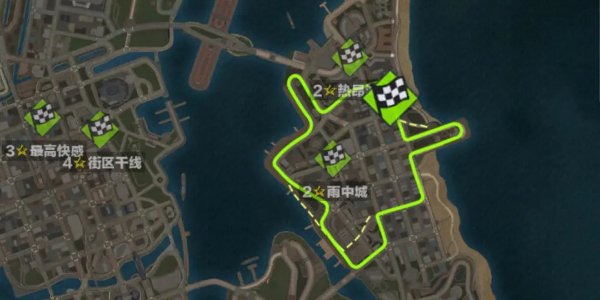 極速快感：集結|極樂海岸跑圖技巧攻略