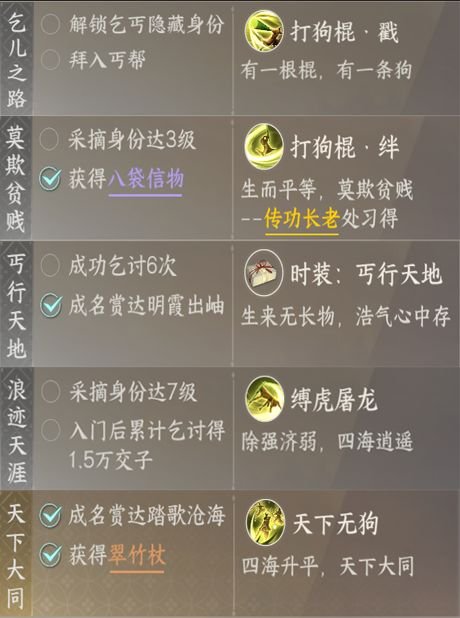 逆水寒手游|丐幫怎麼加入|信物怎麼獲取