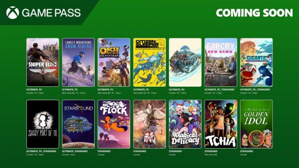 Xbox Game Pass 1月下旬迎來多款首日加入遊戲